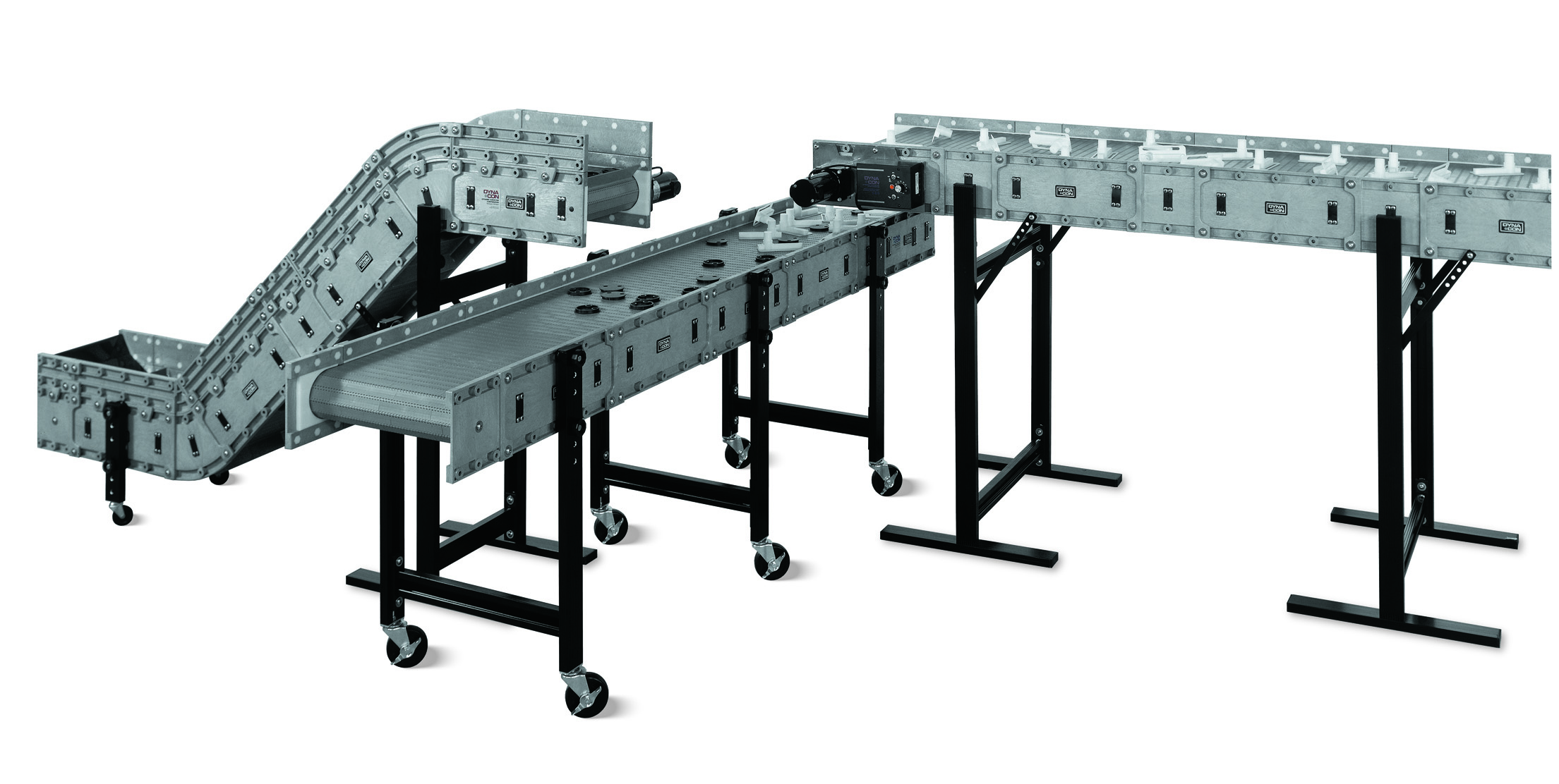 Three Conveyors 300 dpi Dynamic Conveyor