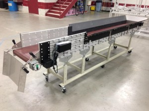 DynaCon custom low profile conveyor system.
