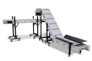 DynaCon Flat and Angle or Incline Conveyors.