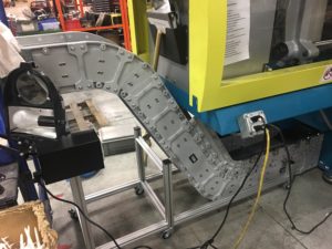 End of Machine Z Conveyor w/Flare Feed End