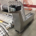 Rapid parts cooling system for a conveyor