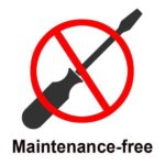 Maintenance-free conveyors sign