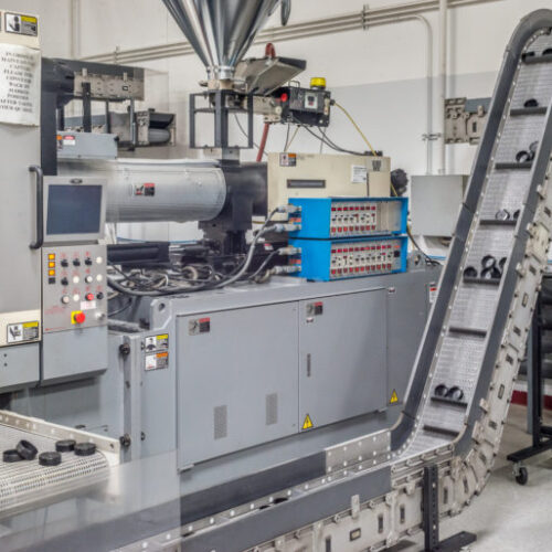 cooling unit on caps and closures conveyor