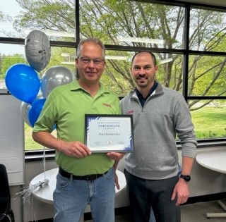 Paul Kuharevicz Celebrates 25 Year Work Anniversary