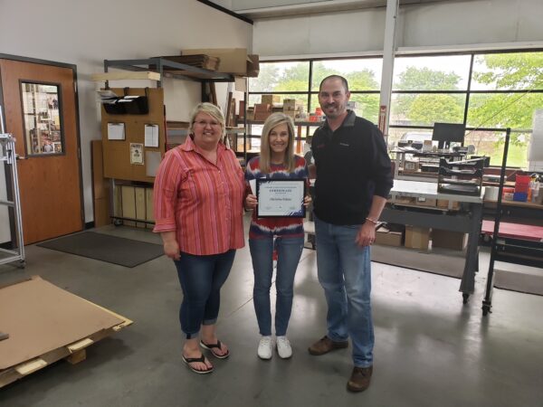 Christine Fekete celebrates 20 years of service at Dynamic Conveyor.