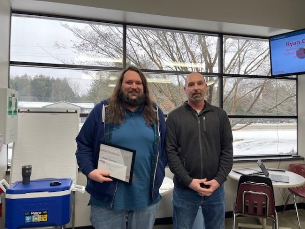 Ryan Carpenter Employee Recognition