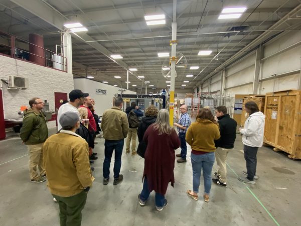 Teachers take in the Dynamic Conveyor manufacturing space and learn about what we look for in workforce candidates.