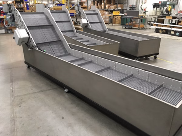 Water Bath Cooling 2 water bath section of cooling conveyor system