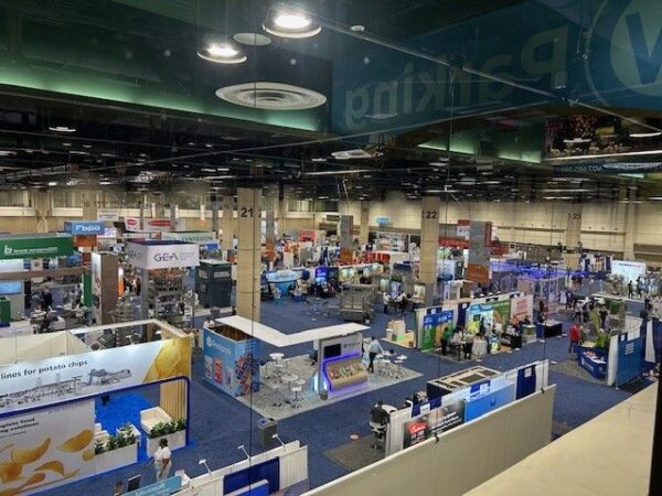 SNAXPO25 expo floor with vendor booths