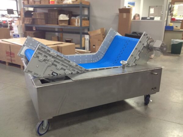 sanitary-cooled-conveyor cooled sanitary conveyor unit for food industry