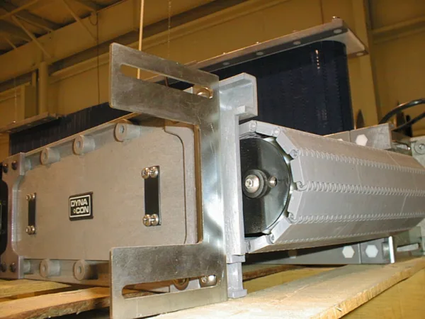 Transfer Conveyor 11 closeup of conveyor belt for a transfer system