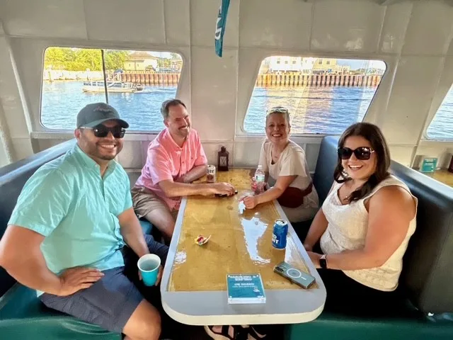 Zehr and Lopez family on Aquastar cruise
