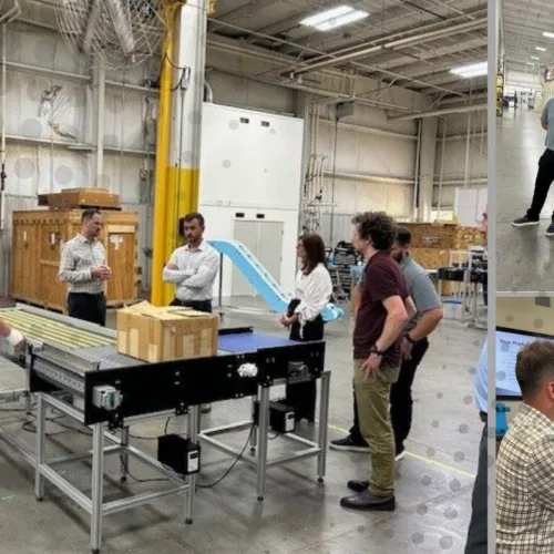 collage of photos from the Intralox 20 year partnership visit