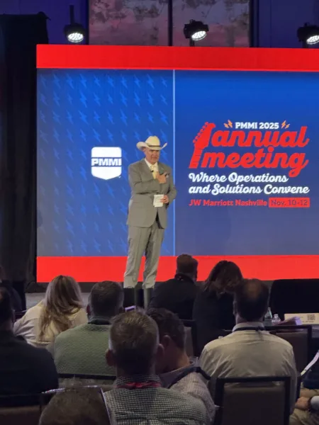 Andrew, a speaker at the PMMI 2025 meeting in Nashville