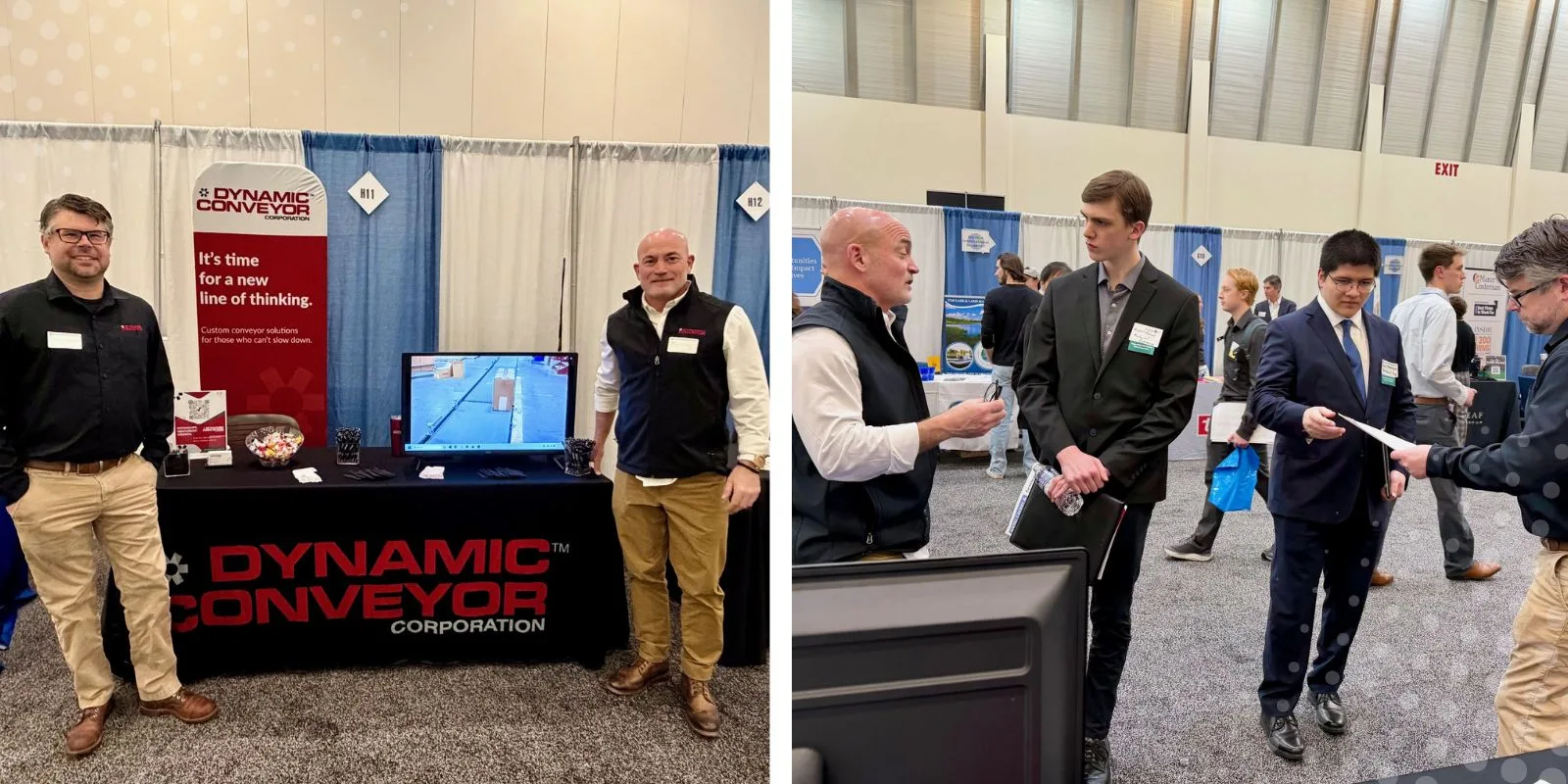 Dynamic Conveyor engages future engineers at GVSU Career Fair