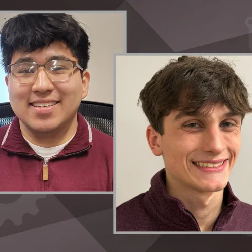 Dynamic Conveyor's first Mechanical Engineering Interns, Alejandro Marquez and Calvin Walker