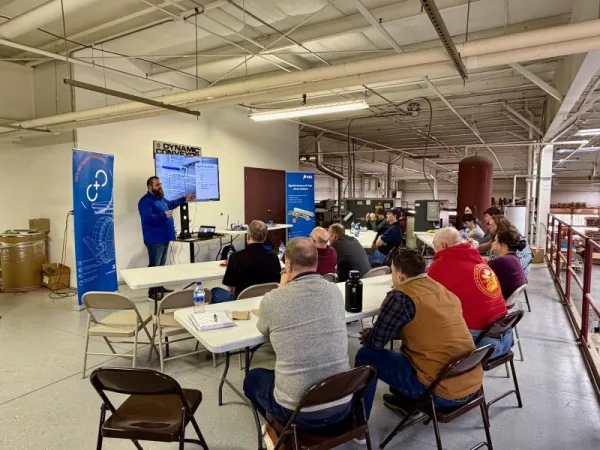 NGI leaders teaching hygienic design principles on Innovation Day 2026