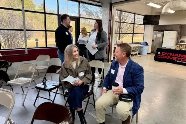 GMED-roundtable-2026 group of industrial professionals at Greater Muskegon Economic Development round table event