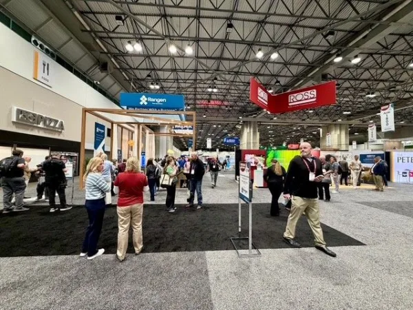 show floor at 2026 Pet Food Forum in Kansas City