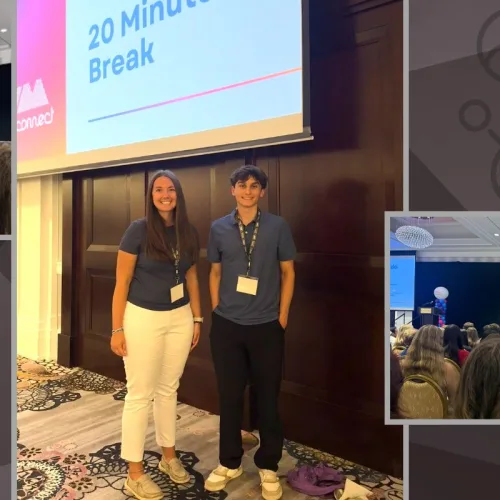 collage of photos of Dynamic Conveyor Interns at West Michigan Intern Connect Event June 2026