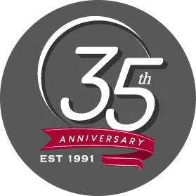 dynamic conveyor 35th anniversary logo