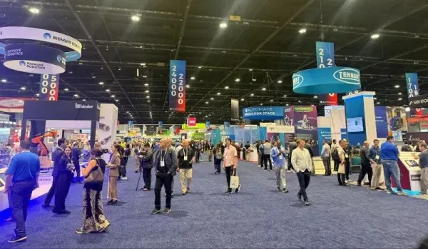Booths-automate-2026 expo floor at Automate 2026 show in Chicago