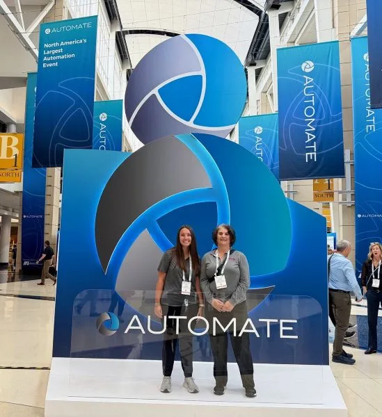 Lexi-Marcie-Automate-2026 Lexi and Marcie at Automate 2026 show in Chicago