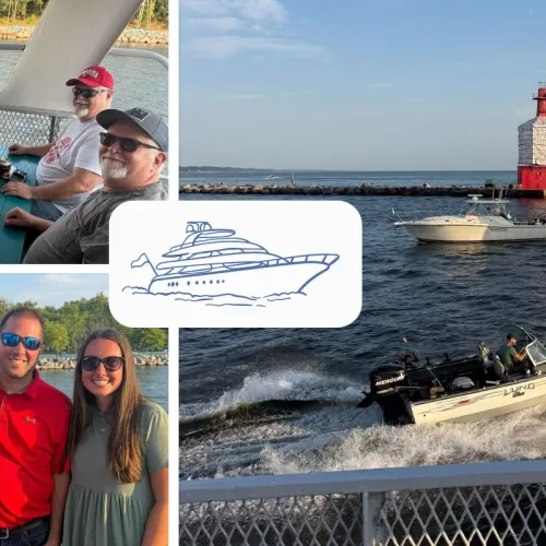 photos from 2026 Sunset Cruise with Dynamic Conveyor company staff