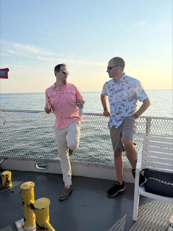Jordan-Matt-2026-cruise Jordan and Matt on the cruise