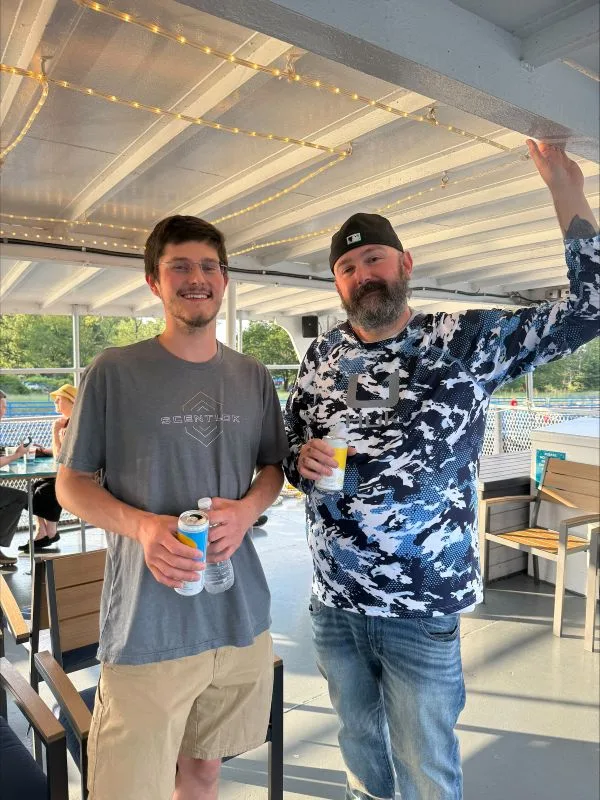 Max-Joe-2026-cruise Max and Joe on the cruise boat