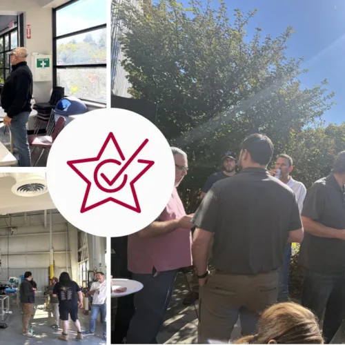 collage of photos from Q3 2026 celebration